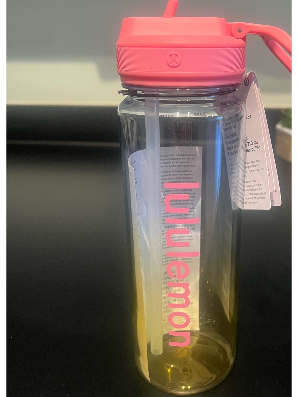 NWT LULULEMON BACK TO LIFE 24oz STRAW BOTTLE